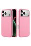 Apple iPhone 18 Pro Compatible Case with Velvet Inside and Erasable Launch Case Pink