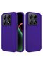 Xiaomi Mi 14t Pro Compatible Case with Velvet Interior and Erasable Design, Navy Blue
