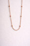 Steel Rose Gold Heel Chain California Necklace - Does not blacken- - 2