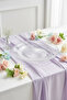 6-Piece Cake Plate with Bead Detail on the Edges |   Stylish Serving and Dessert Presentation Set