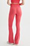 Women's Seamless Flared Leg High-Waisted Shaping Sculpting Sports Leggings - 5