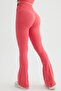 Women's Seamless Flared Leg High-Waisted Shaping Sculpting Sports Leggings - 4