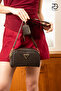 Original Special Boxed Trendy Model Luxury Soft Leather 3-Compartment Gift for Lover Mother's Gift Birthday Gift Boxed Adjustable Comfortable Thick Column Cross Strap Shoulder Bag - Brown - 8