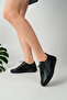 Genuine Leather Black Women's Leather Casual Shoes Dp80-8008 - 3