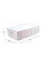 Set of 4 White Gray Striped Base Six Organizer Bags - 5