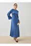 Beli Tie-Dye Detailed Dress - Galaxy Blue - - 2