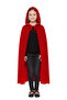 Little Red Riding Hood Cape 90 cm – Hooded Halloween Costume Accessory - 5