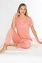 Short Sleeve Summer Pajama Set Alperi̇ 780-53 - 4