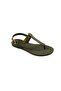 Women's Khaki Flip-Flop Beach Sandals