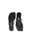 Women's Black Square Toe Flip-Flops Casual Stylish Slippers - 3