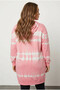 Plus Size Batik Print Long Sleeve Pocketed Hooded Cotton Sweatshirt 302208 - 5