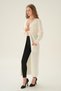 Cardigan lung alb 135 - 3