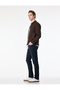 Normal Waist Cotton Slim Fit Jean Trousers - Brad Jean - 2