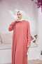 6502 - Anceli̇na Ribbed Ferace Dried Rose - 2