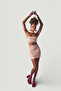 High Waist Skirt Strapless Kinney Suit Orange - 4