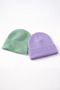 2-Piece Unisex Woven Beanie for Winter, Soft Textured, Flexible Woven Fabric, Warm Men's and Women's Beanie