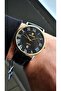Men's Roman Numerals Classic Retro Watch - Rym-631820 Ipg-Bk - 3