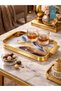 Luxury |   Nuchet |   Luxury Metal Tray, Decorative Presentation Tray, Phenomen Coffee Presentation Serving Tray - 3