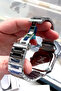 Men's Wristwatch 3 Atm Water Resistant Silver Color Steel Band Dke2054C4 - 5