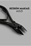 Stainless Steel Nail Cuticle Nipper Black Color - 2