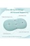 Memory Foam Pillow with Cooling Pillowcase, Ergonomic Neck Support for Side Sleep - 3