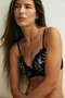 Embroidered lace push-up bra - 3