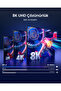 كابل مجدول من نوع Displayport إلى Displayport 1.4 بدقة 8K وتردد 60 هرتز، بطول 2 متر، 25905 - 4