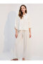 Linen pajama set bjm-1723