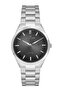 Sapphire Glass Classic Silver - Black Men's Wristwatch Nc08-29420737-Abm