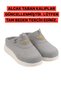 Women's Thin Sole Orthopedic Mesh Sabo Doctor Nurse Hospital Chef Slippers Ss001-0258 Gray - 2