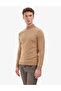Camel Slim Fit Half Turtleneck Basic Knitwear Sweater 50314176-Vr015 - 4