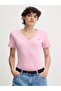 Slim Fit V - Neck Organic Cotton T-Shirt - 3