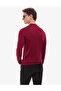 Vişne Slim Fit Quarter Collar Basic Knitwear Sweater 50314188-Vr223 - 6