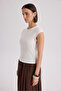 Kensal Slim Fit Ecru T-Shirt - 4