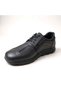 Men's Leather Full Comfort Casual Shoes S572 - Black - 40 - 4