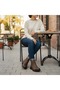 Women's Daily Nubuck Leather Boots 1453K - Brown - 37 - 5