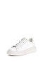 Elba leather-blend sneaker