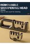 4-Port Handheld Tool Sharpener, Detachable Diamond Ceramic Kitchen Sharpening System - 3