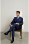 Men's Double-Breasted Slim Fit Suit with Pocket Bag (New Season) - 3