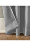 Light Gray Pleated Blackout Thermal Light Proof Blackout Curtain - 5