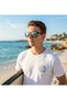 160 C195 57 Silver Mirrored Fleece Ize Sport Design Men's Sunglasses - 3