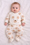 Newborn 10-Piece Full Hospital Discharge Set with Teddy Bear Pattern for Mother's Hospital Bag - 4
