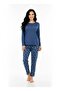 Women's 2000-18 Long Sleeve Stretch Fabric Pajama Set