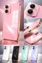 Galaxy A04E Case with Camera Protection Gold Edge Design Silicone - 2