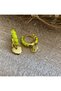 Women's Yellow Heart Earrings - 5
