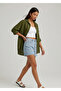 Oversized Linen Textured 100% Cotton Single-Pocket Loose Shirt - 2