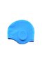 Swimming Cap Light Blue Swimming Cap with Silicone Ears - 2