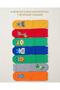 5 Pairs of Colorful Unisex Children's Combed Cotton Socks with Animal Figures - 2