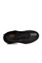 Black Genuine Leather Lace-Up Men's Casual Shoes - 4
