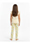 Girls’ Pajama Set – “Hello Summer” Frill Sleeve Top & Lemon Print Pants - 5